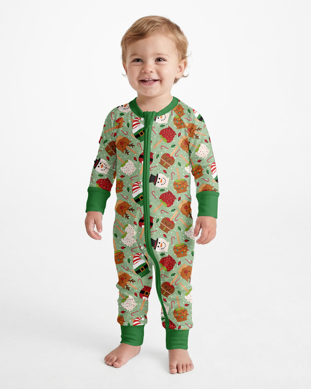 Christmas Cake Pops Family Matching Bamboo Convertible Zippy