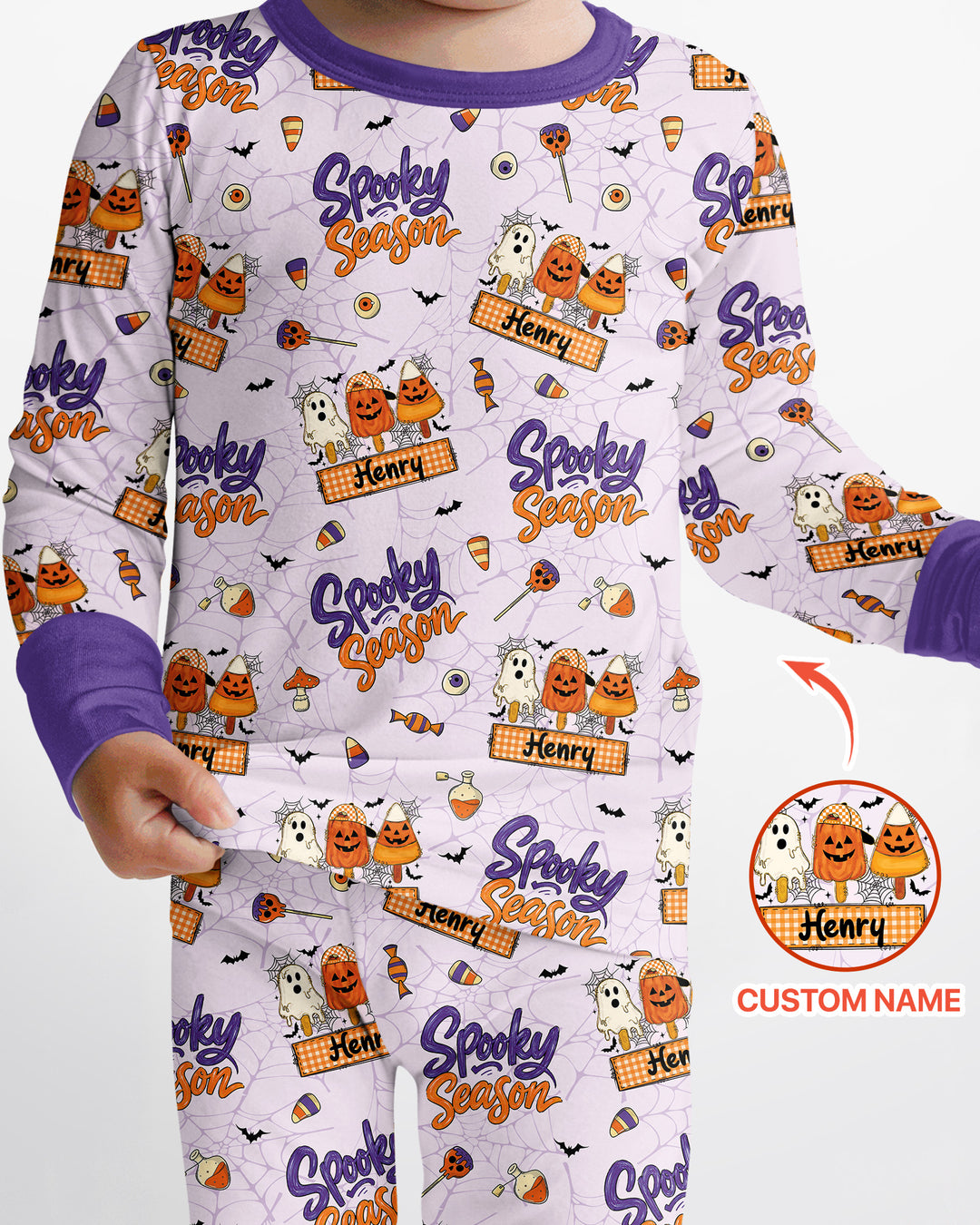 My Halloween 2026 Bamboo Two Piece Long Sleeve Pajama Set