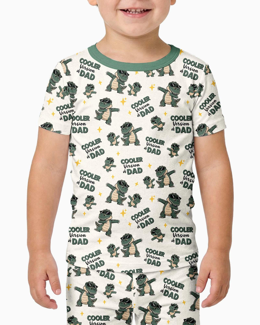 Zweiteiliges, kurzärmliges Pyjama-Set mit Marienkäfern