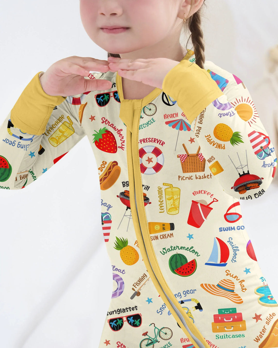 Gerippte Babykleidung mit individuellem Foto - Weich &amp; Skizzenhaft