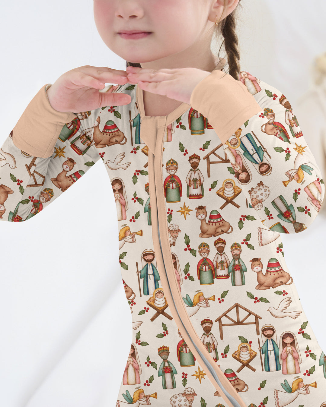 Holy Night Nativity Bamboo Convertible Zippy