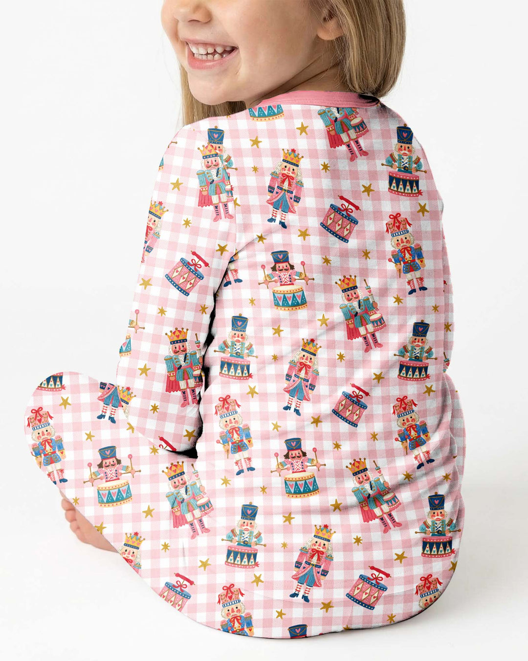 Whimsical Nutcracker Bamboo Two Piece Long Sleeve Pajama Set