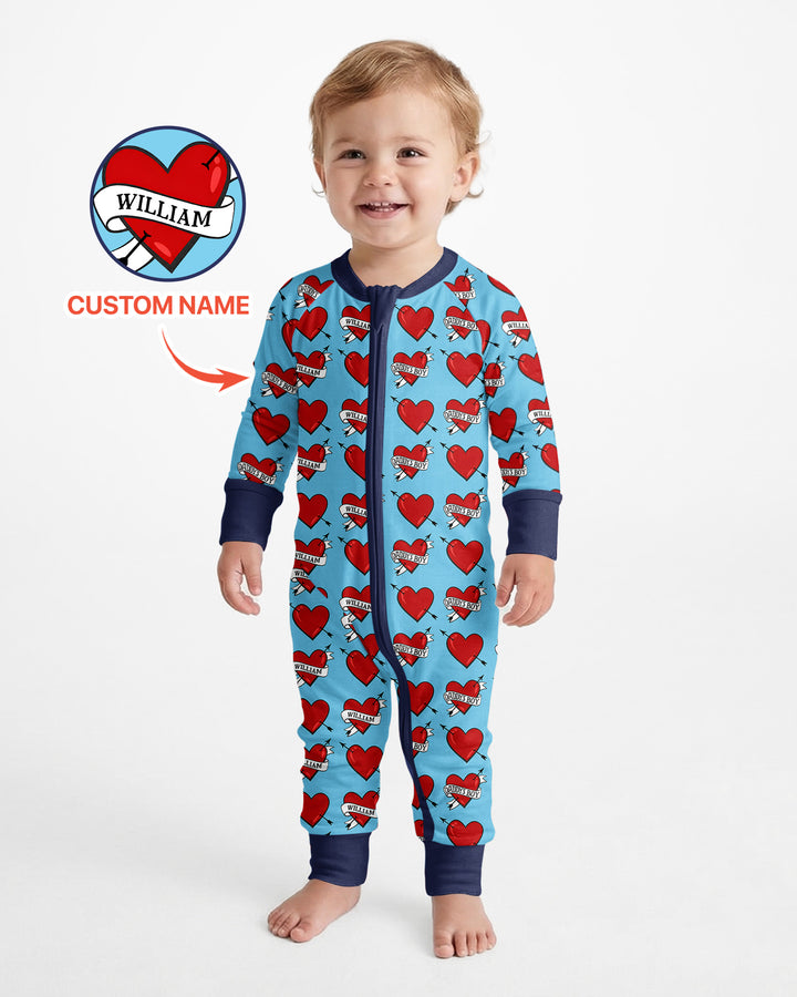 Gerippte Babykleidung mit individuellem Foto - Weich &amp; Skizzenhaft