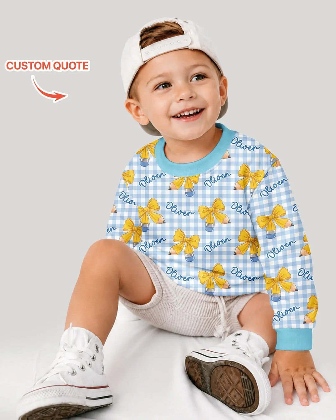 Custom Template Bambus-Rundhals-Sweatshirt