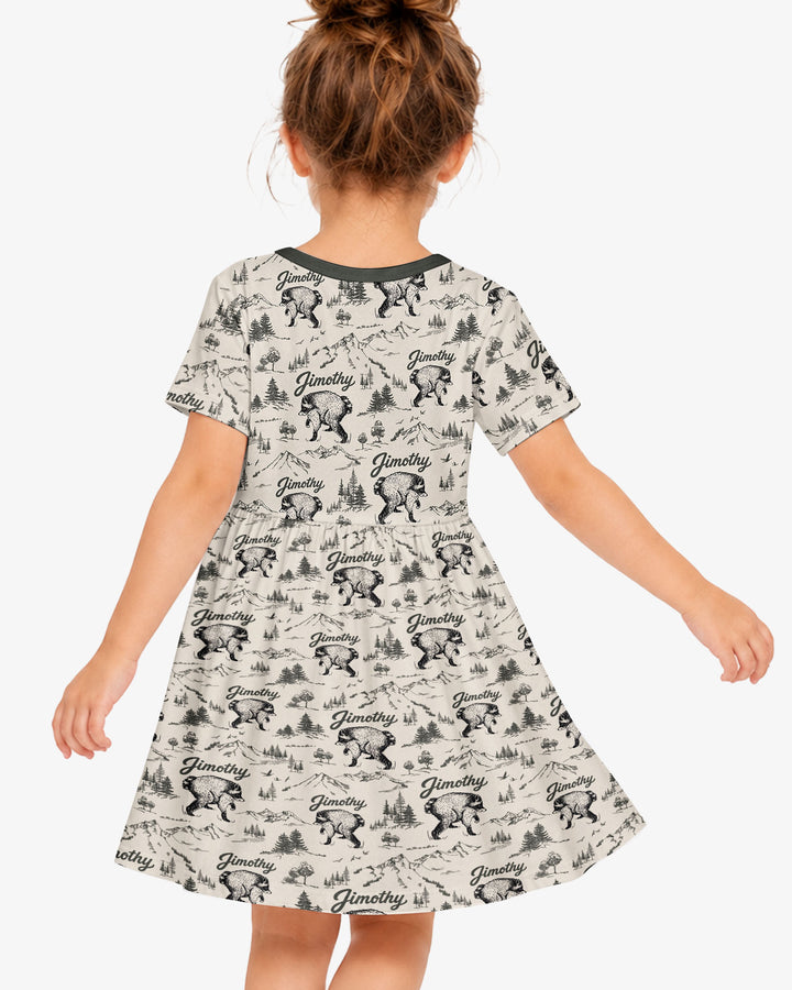Vorlage Bambus Twirl Kleid