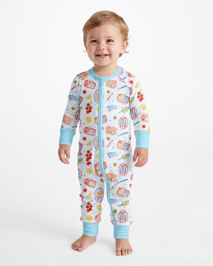 Gerippte Babykleidung mit individuellem Foto - Weich &amp; Skizzenhaft