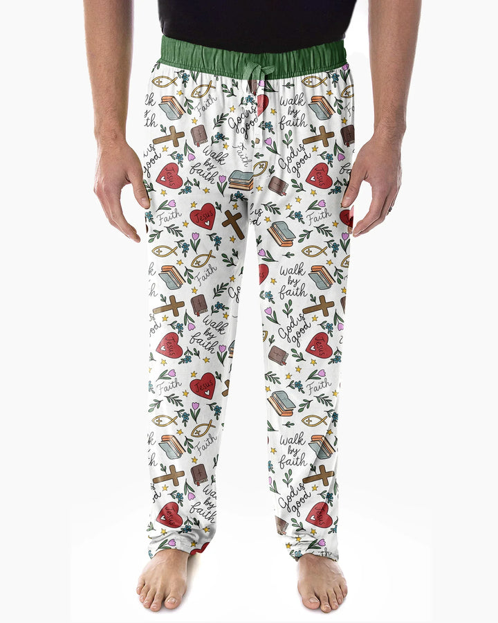 Love Jesus God Is Good Bamboo Men's Pajama Set