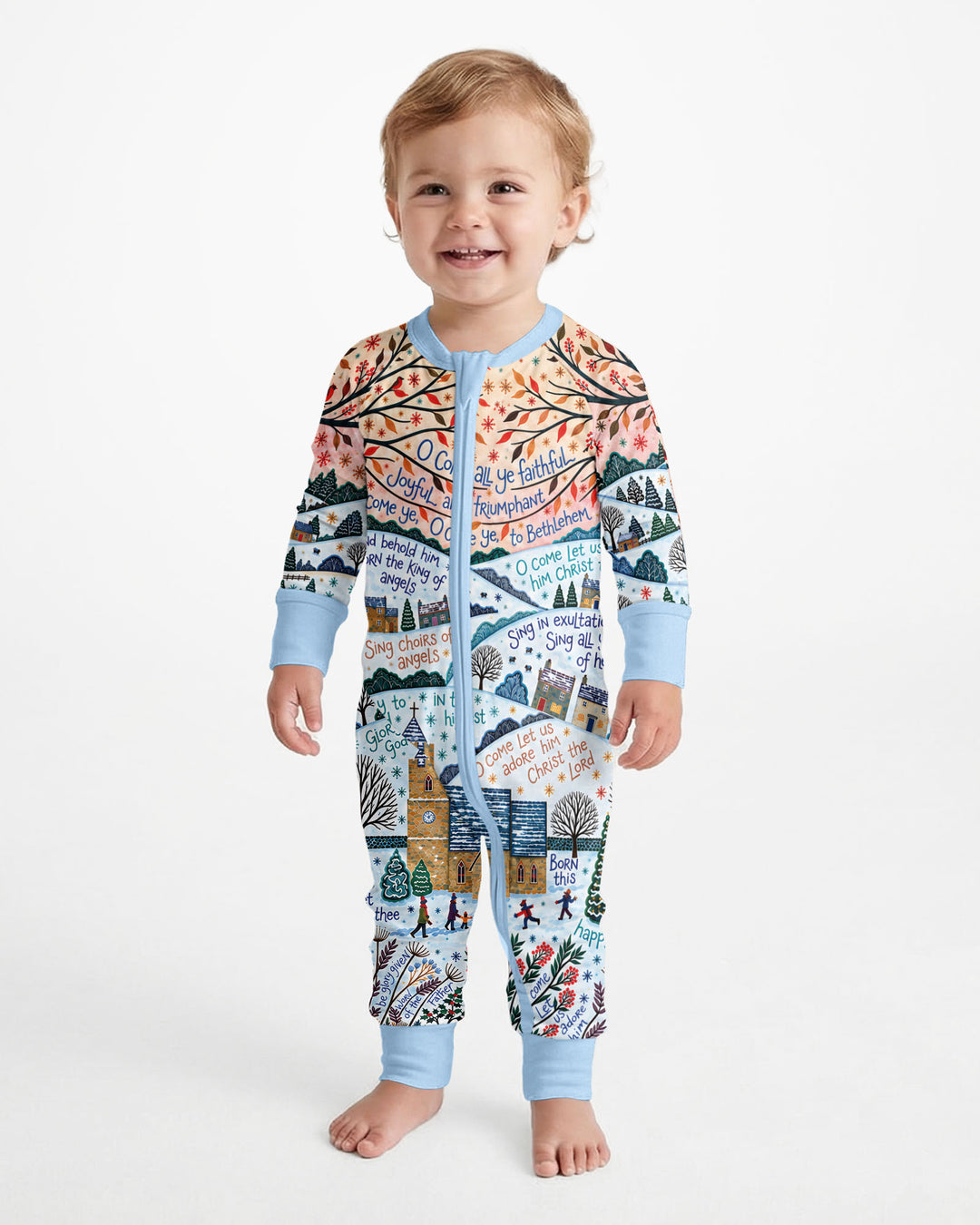 Oh Come Let Us Adore Him Bamboo Convertible Zippy