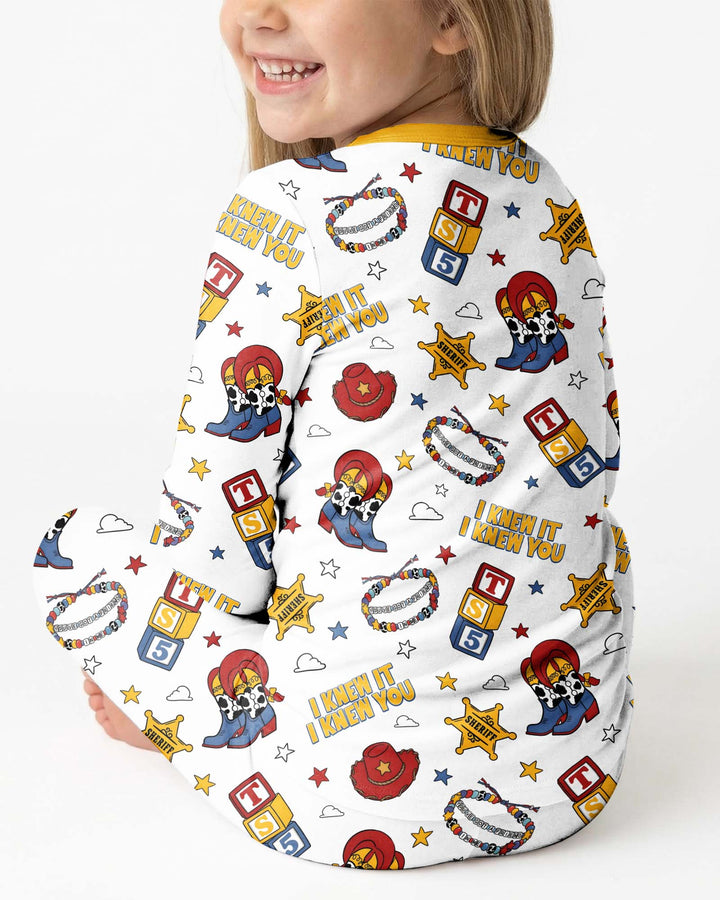 Little Cowgirl Bamboo Two Piece Long Sleeve Pajama Set