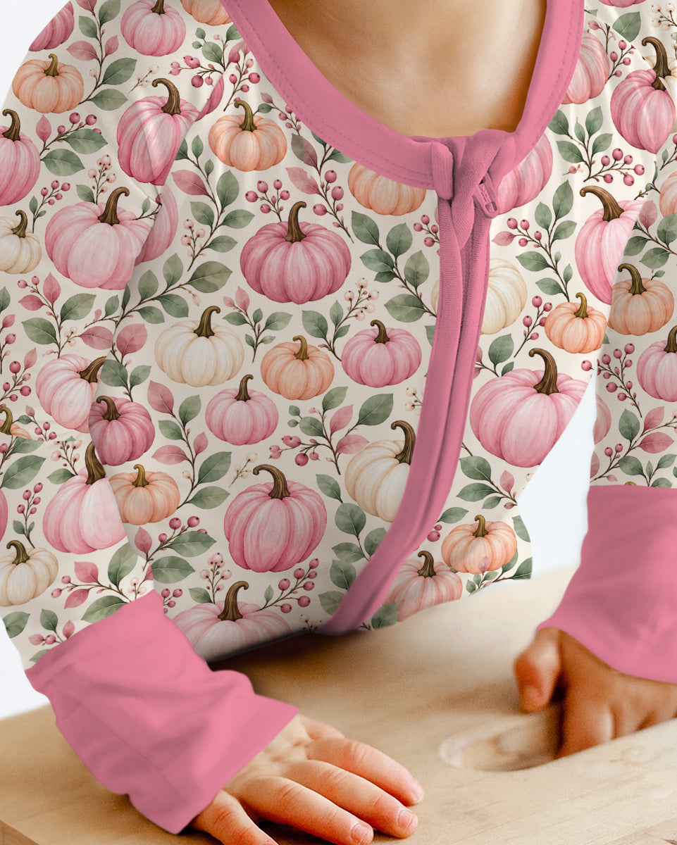 Pumpkin Cozy Fall Bamboo Convertible Zippy