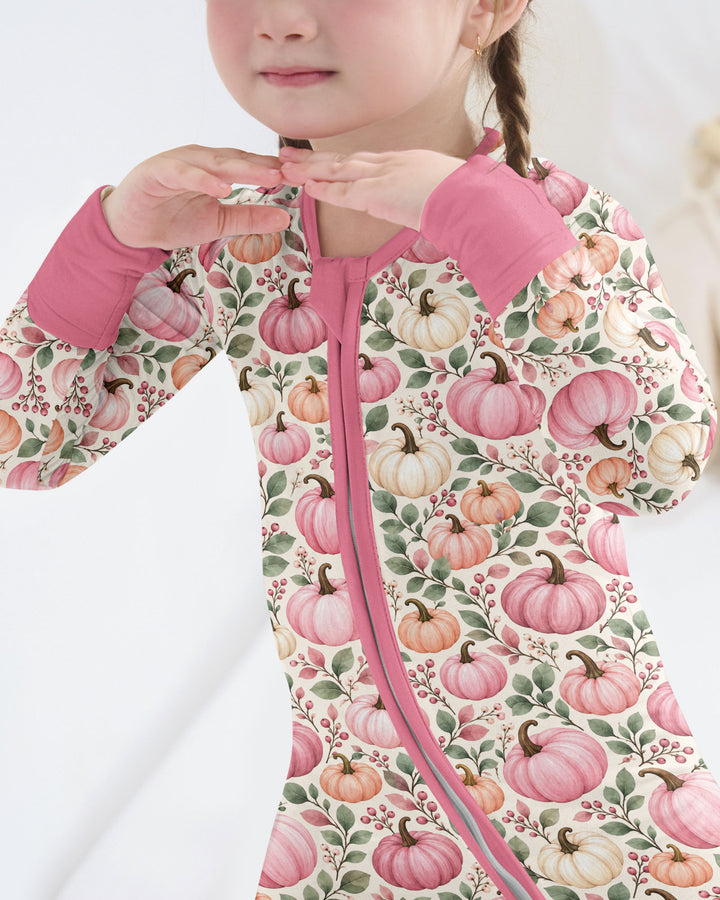 Pumpkin Cozy Fall Bamboo Convertible Zippy