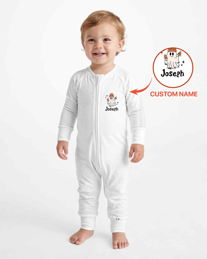 Personalized One Spooky Dude Pumpkin Bamboo Convertible Zippy