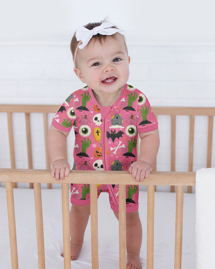 Little Monsters Bamboo Shorty Zippy For Halloween