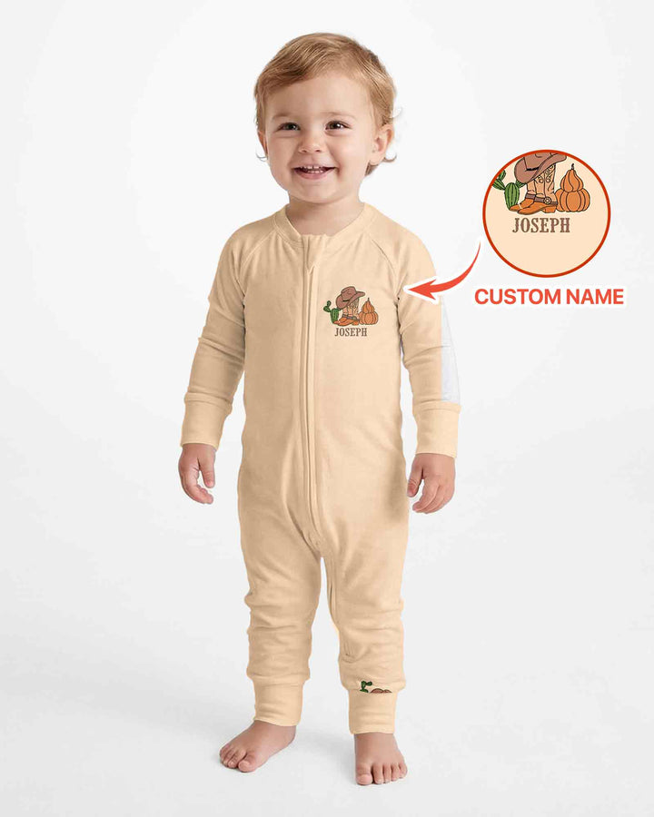 Personalized Spooky Cowboy Cowgirl Bamboo Convertible Zippy