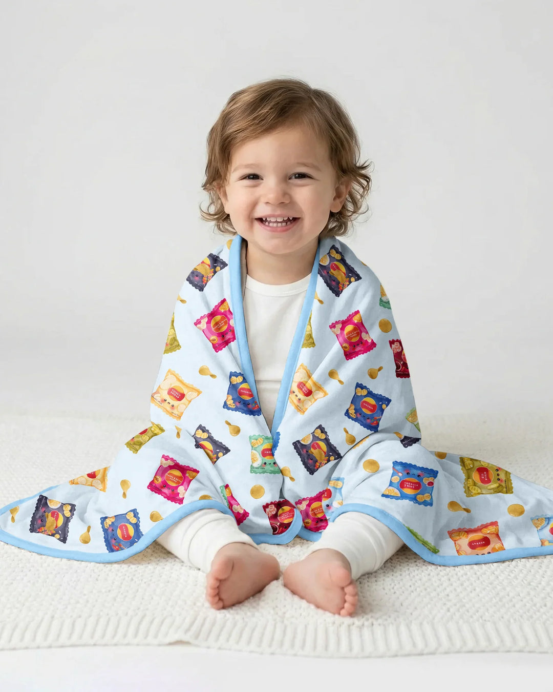 Potato Chips Bamboo Blanket