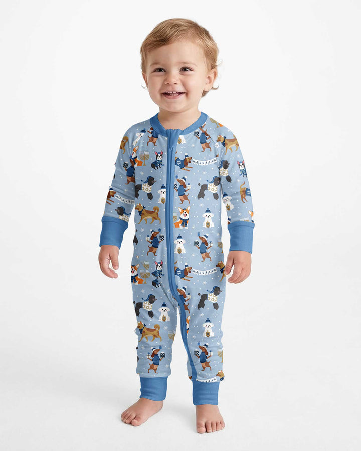 Hanukkah Dogs Bamboo Convertible Zippy