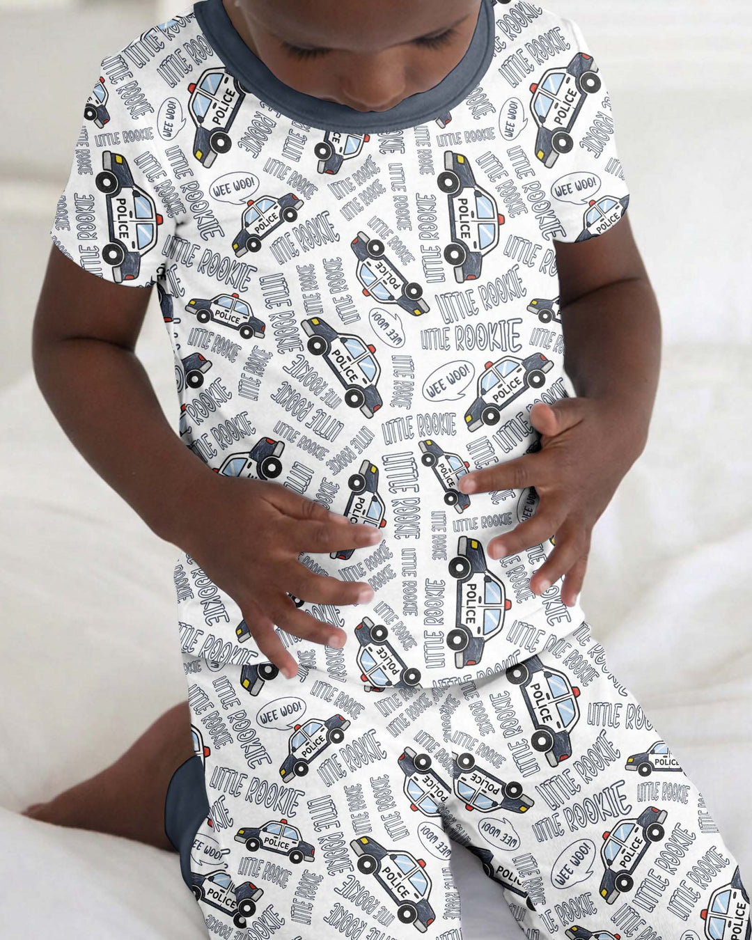 Zweiteiliges, kurzärmliges Pyjama-Set mit Marienkäfern