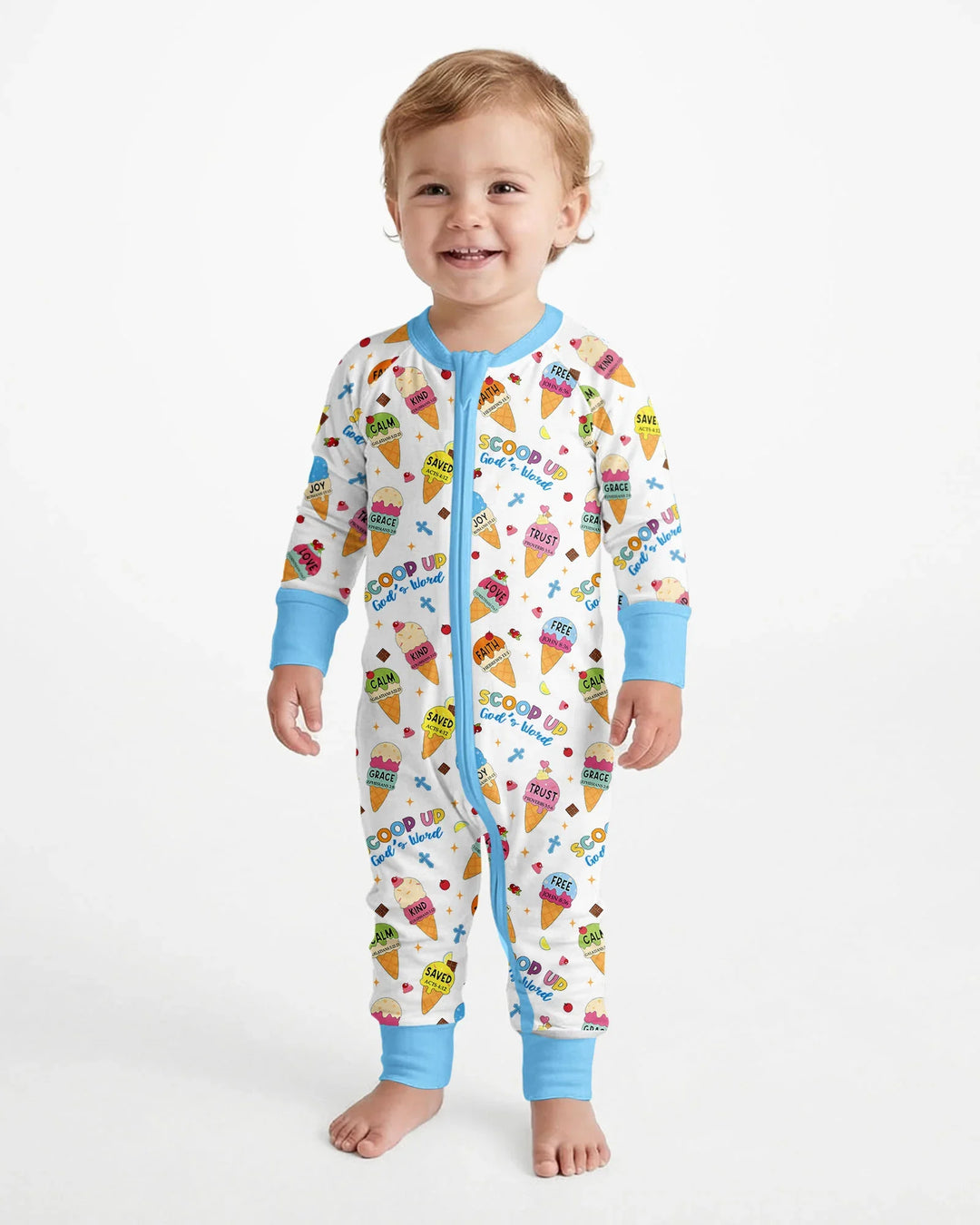 Ice Cream Summer Christian Bamboo Convertible Zippy
