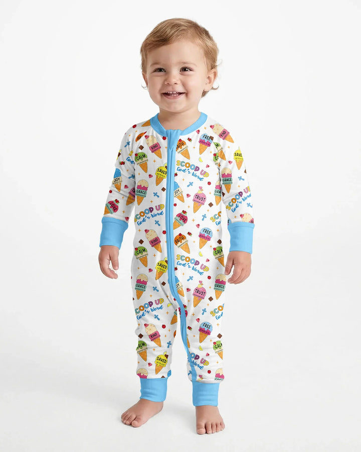 Ice Cream Summer Christian Bamboo Convertible Zippy
