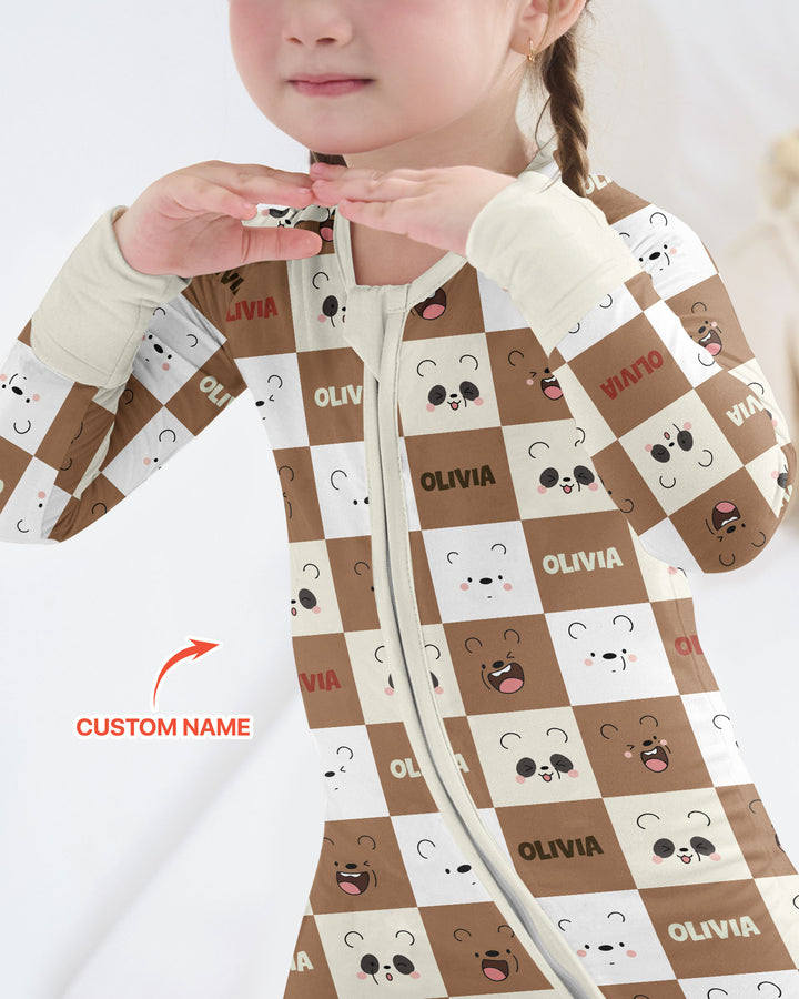 I Am Baby Bears Bamboo Convertible Zippy