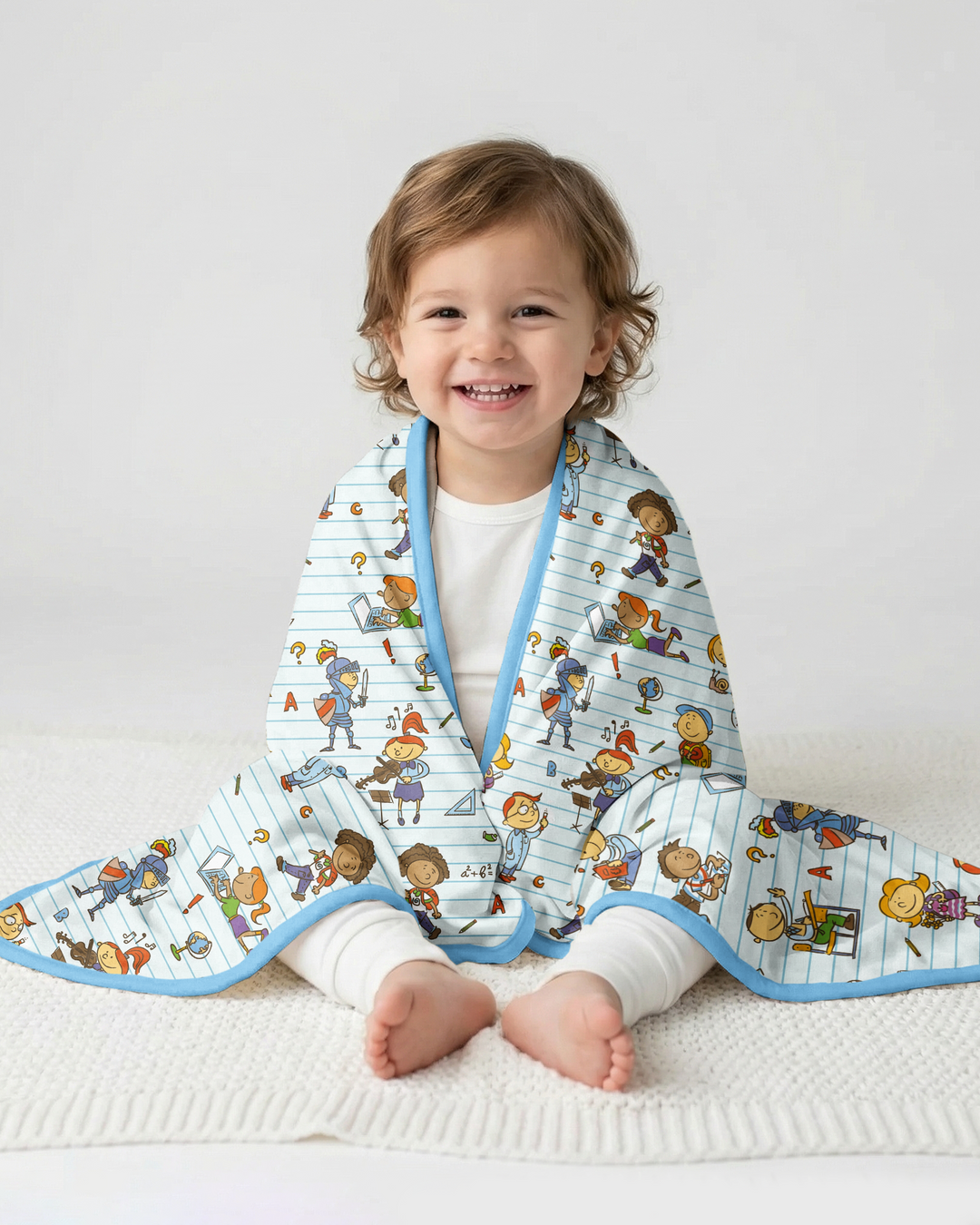 School Days Adventure Bamboo Blanket