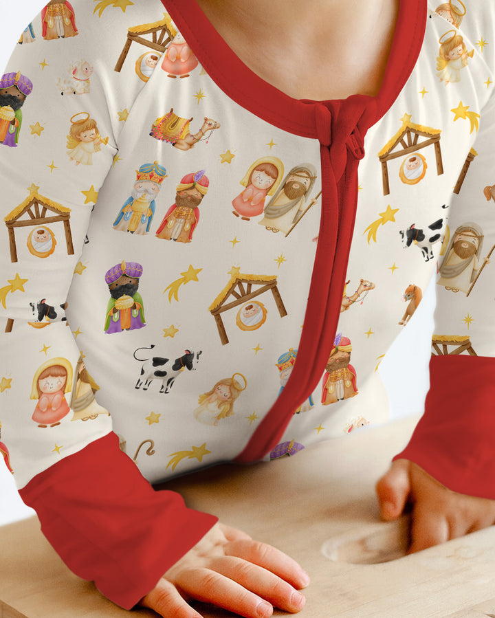 Gerippte Babykleidung mit individuellem Foto - Weich &amp; Skizzenhaft