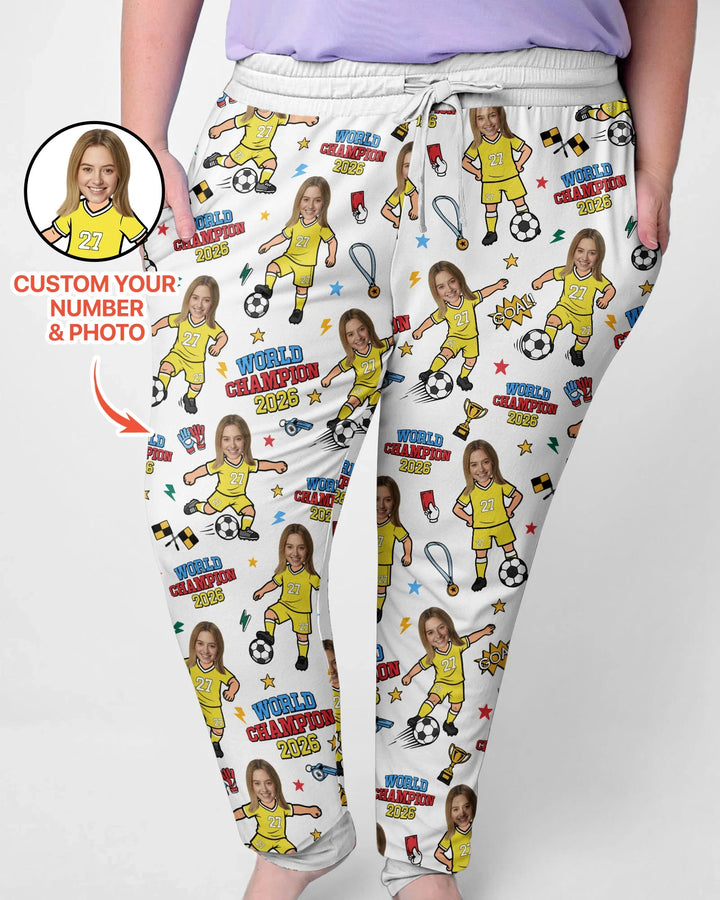 Template Damen Pyjama-Set aus personalisiertem Bambus