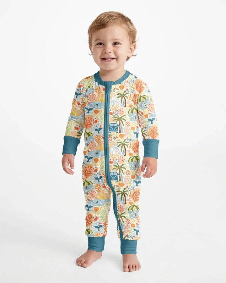 Gerippte Babykleidung mit individuellem Foto - Weich &amp; Skizzenhaft