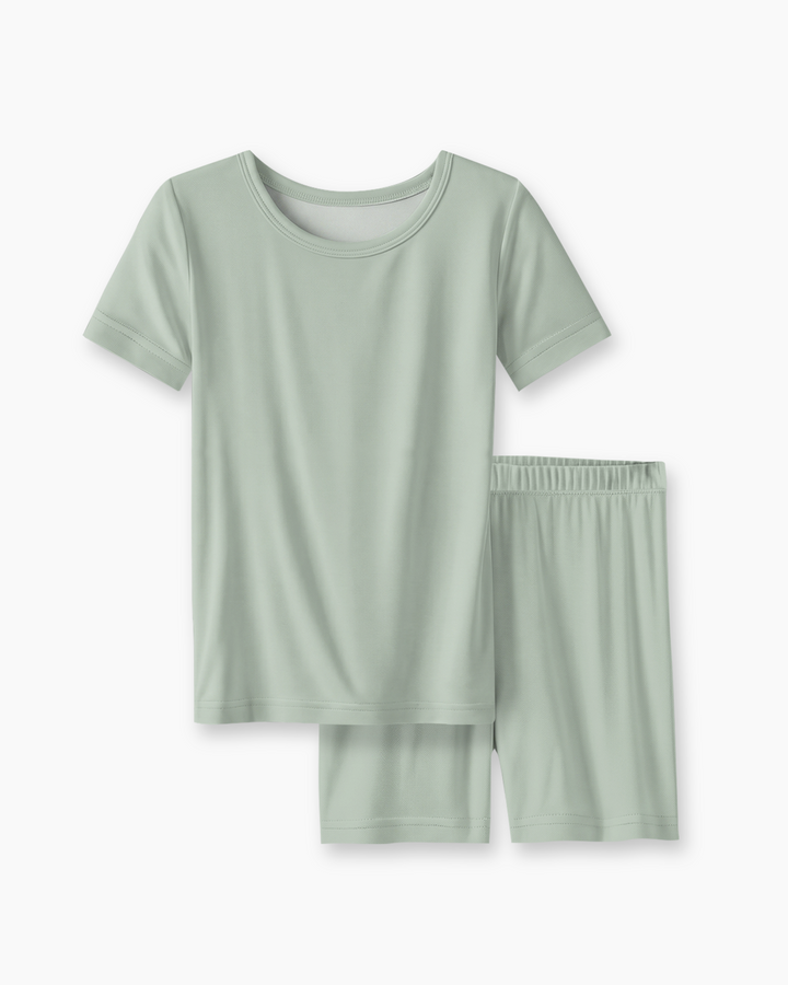 Zweiteiliges, kurzärmliges Pyjama-Set mit Marienkäfern