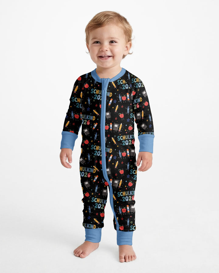 Gerippte Babykleidung mit individuellem Foto - Weich &amp; Skizzenhaft