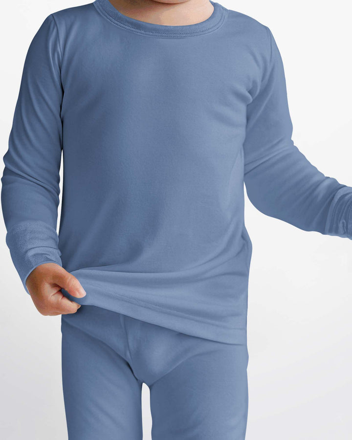Slate Bamboo Two Piece Pajama Set
