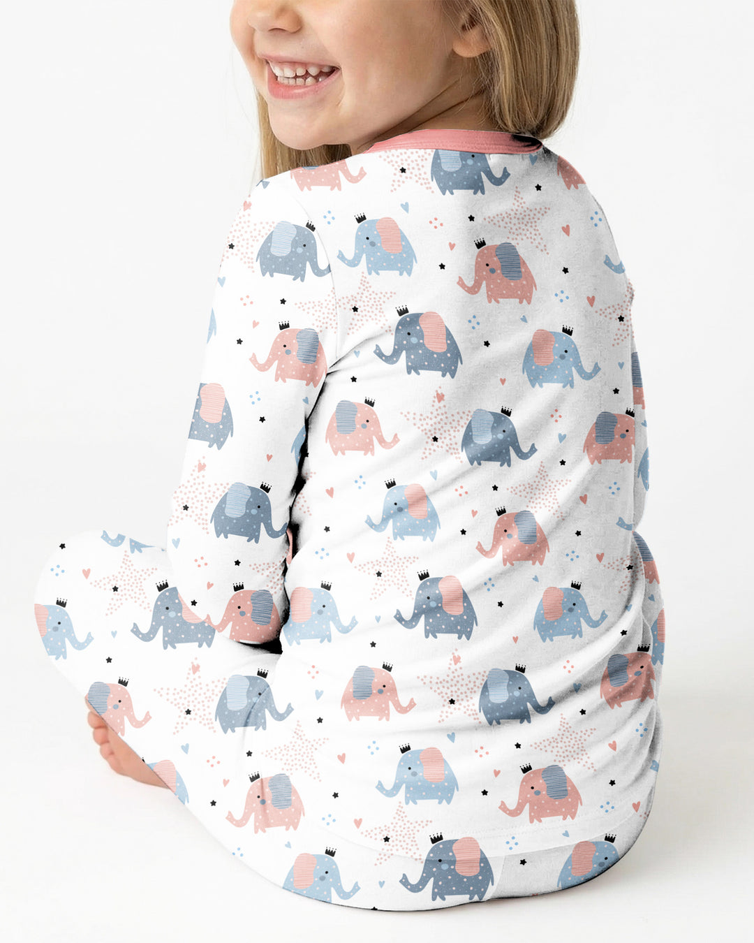I Love Mommy & Daddy, but Grandma & Grandpa Are the Best! Bamboo Two Piece Long Sleeve Pajama Set