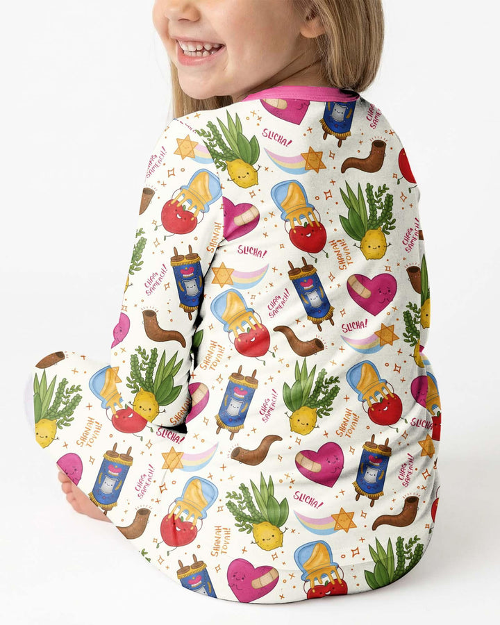Jewish High Holidays Bamboo Two Piece Long Sleeve Pajama Set