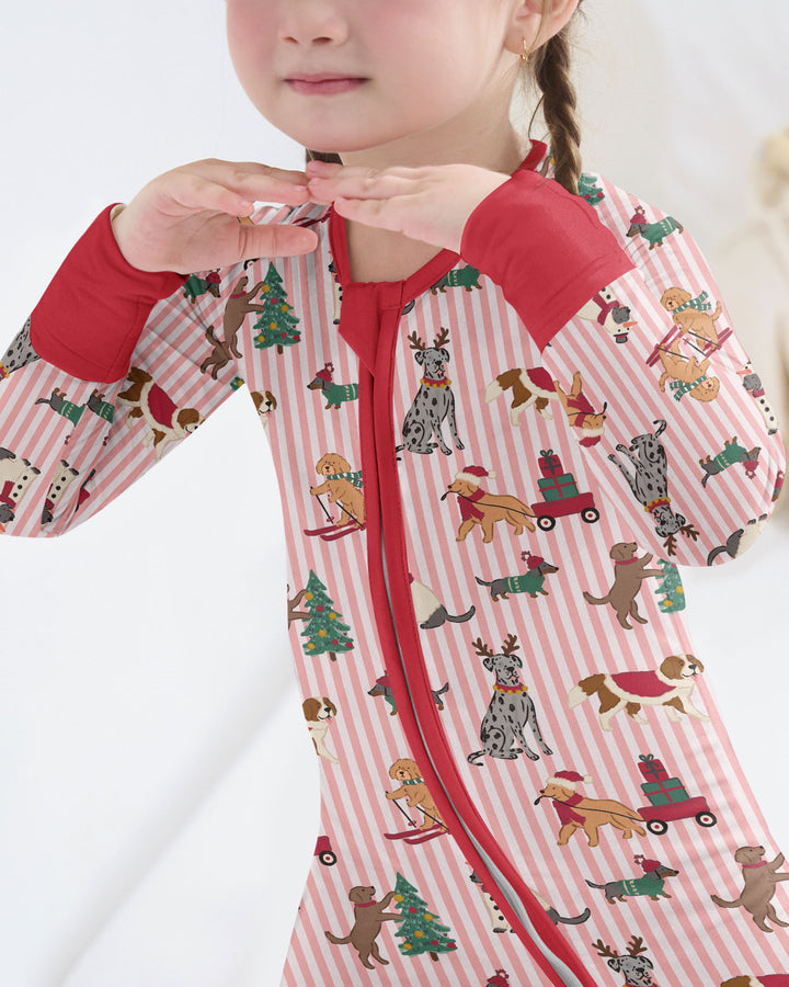 Christmas Pups & Holiday Adventures Bamboo Convertible Zippy