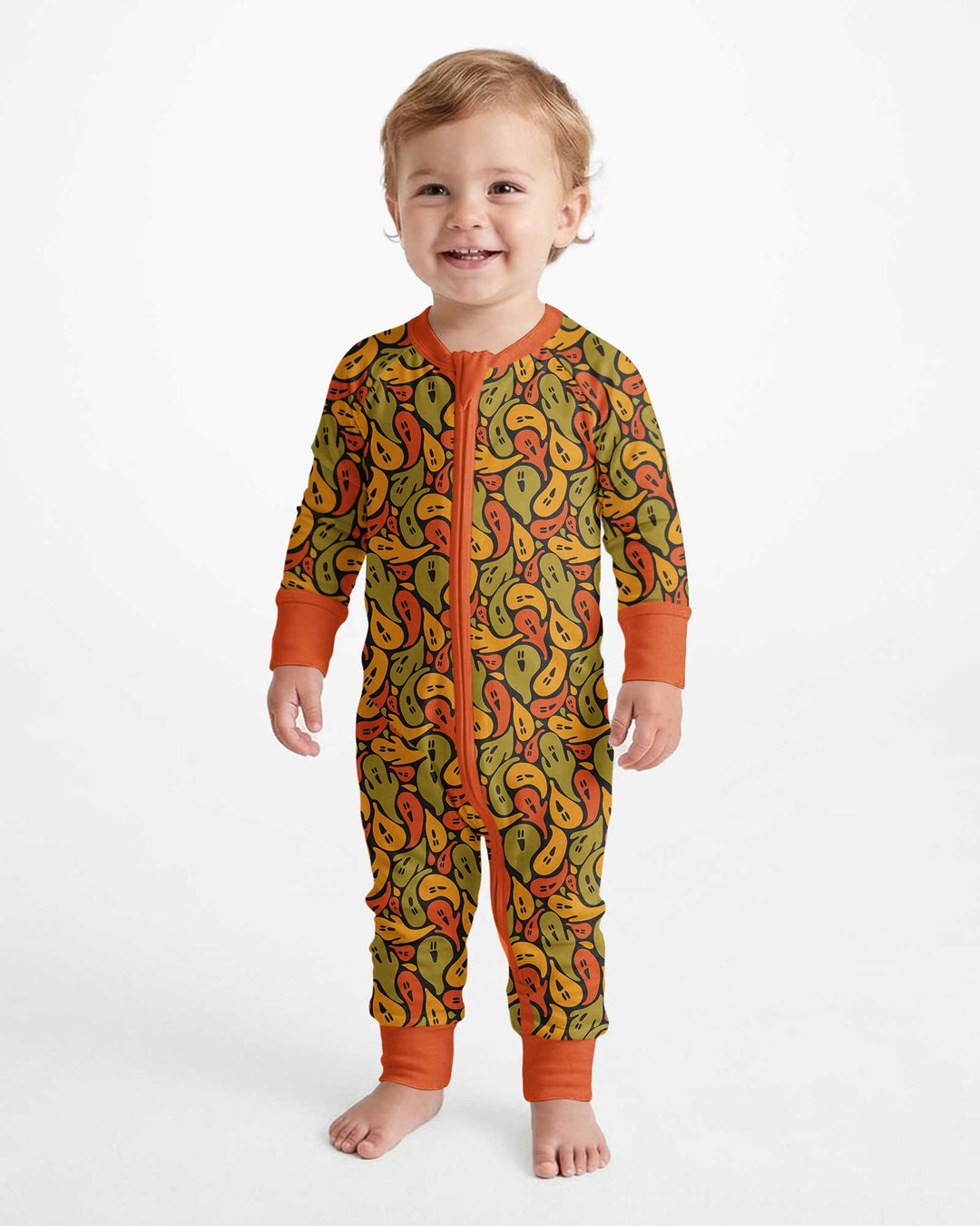 Retro Haunts & Happy Boos Bamboo Convertible Zippy