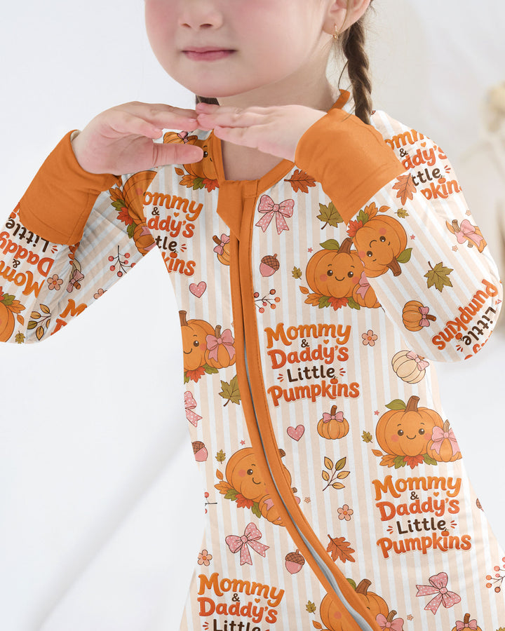 Mommy & Daddy's Little Pumpkins Bamboo Convertible Zippy