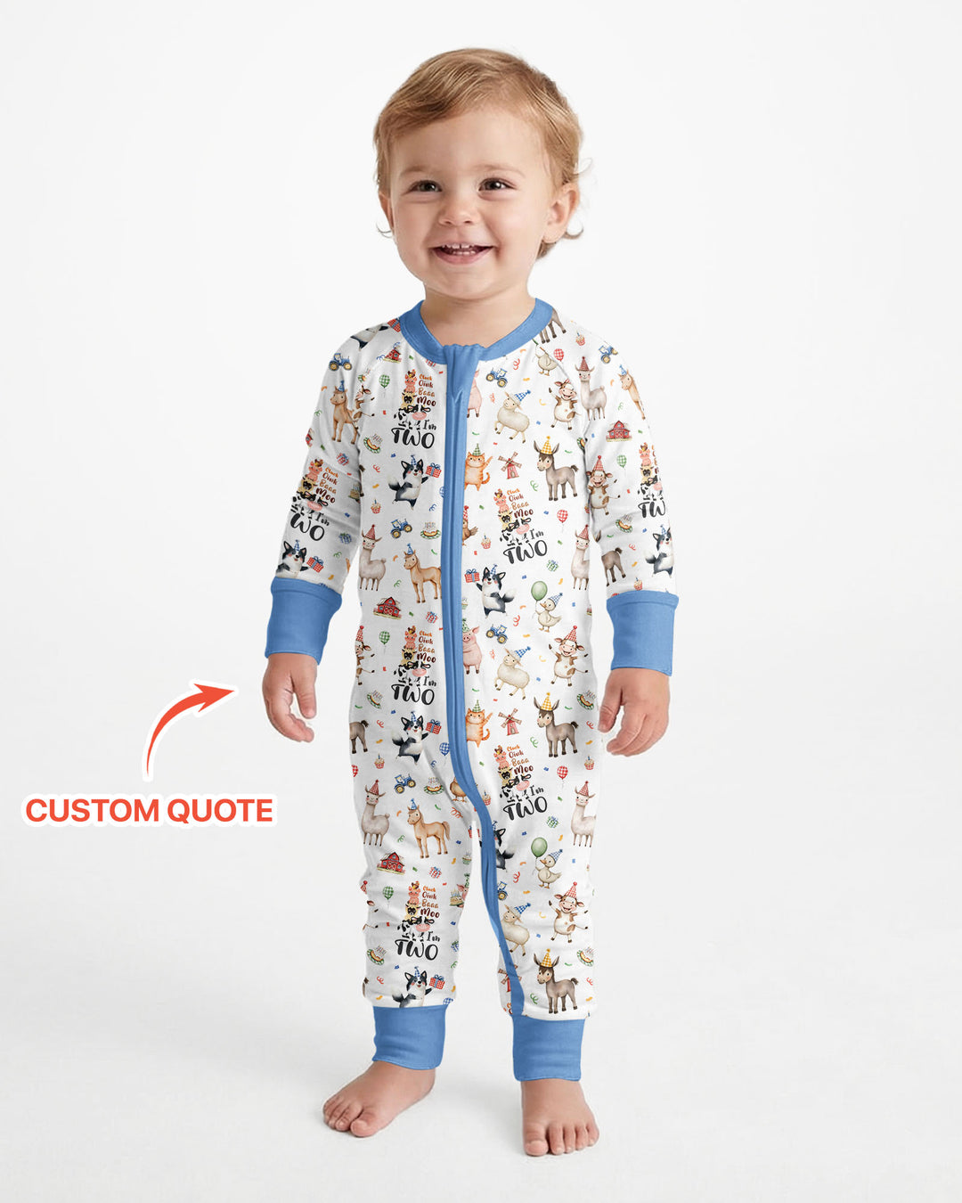 Gerippte Babykleidung mit individuellem Foto - Weich &amp; Skizzenhaft