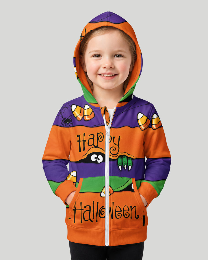 Happy Halloween Bamboo Zip Hoodie