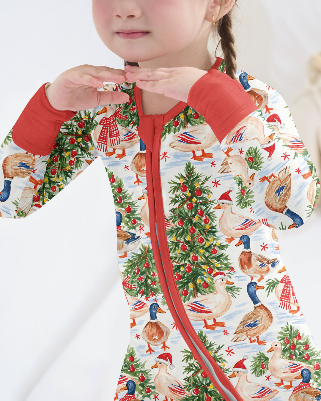 Christmas and Duck Bamboo Convertible Zippy