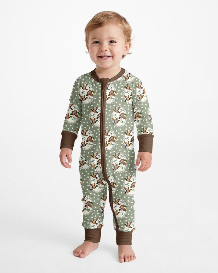 Dapper Ducks & Bows Bamboo Convertible Zippy