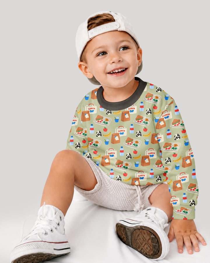 Template Damen-Rundhals-Sweatshirt aus Bambus