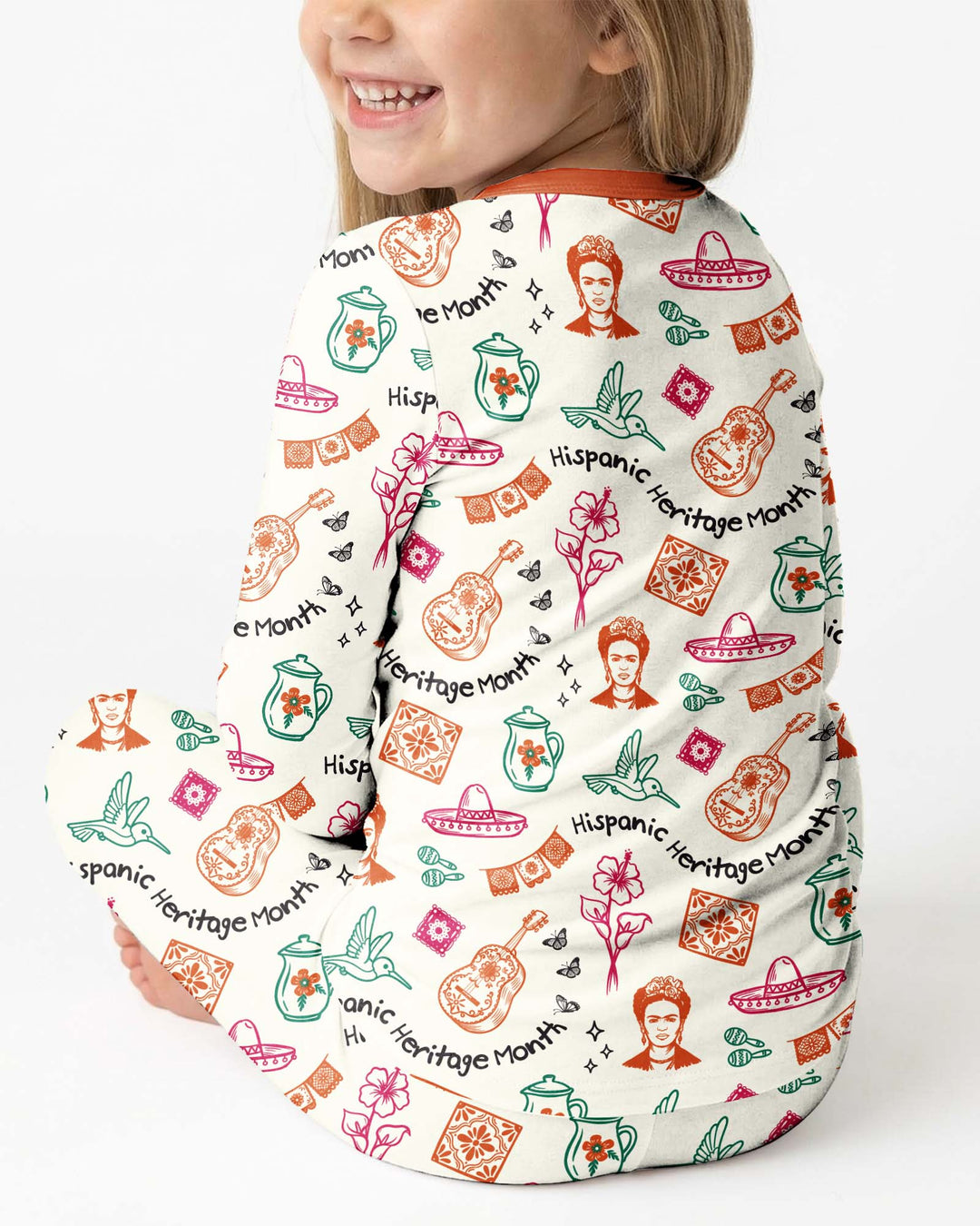 Hispanic Heritage Month Bamboo Two Piece Long Sleeve Pajama Set
