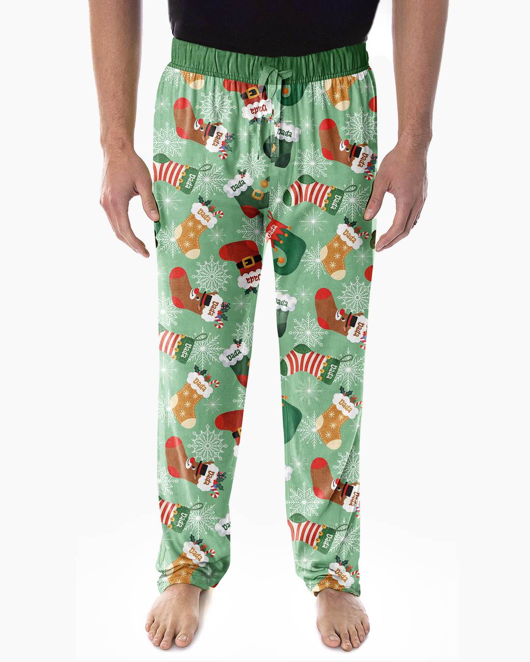 Christmas Crew Family Matching  Bamboo Men's Pajama Set