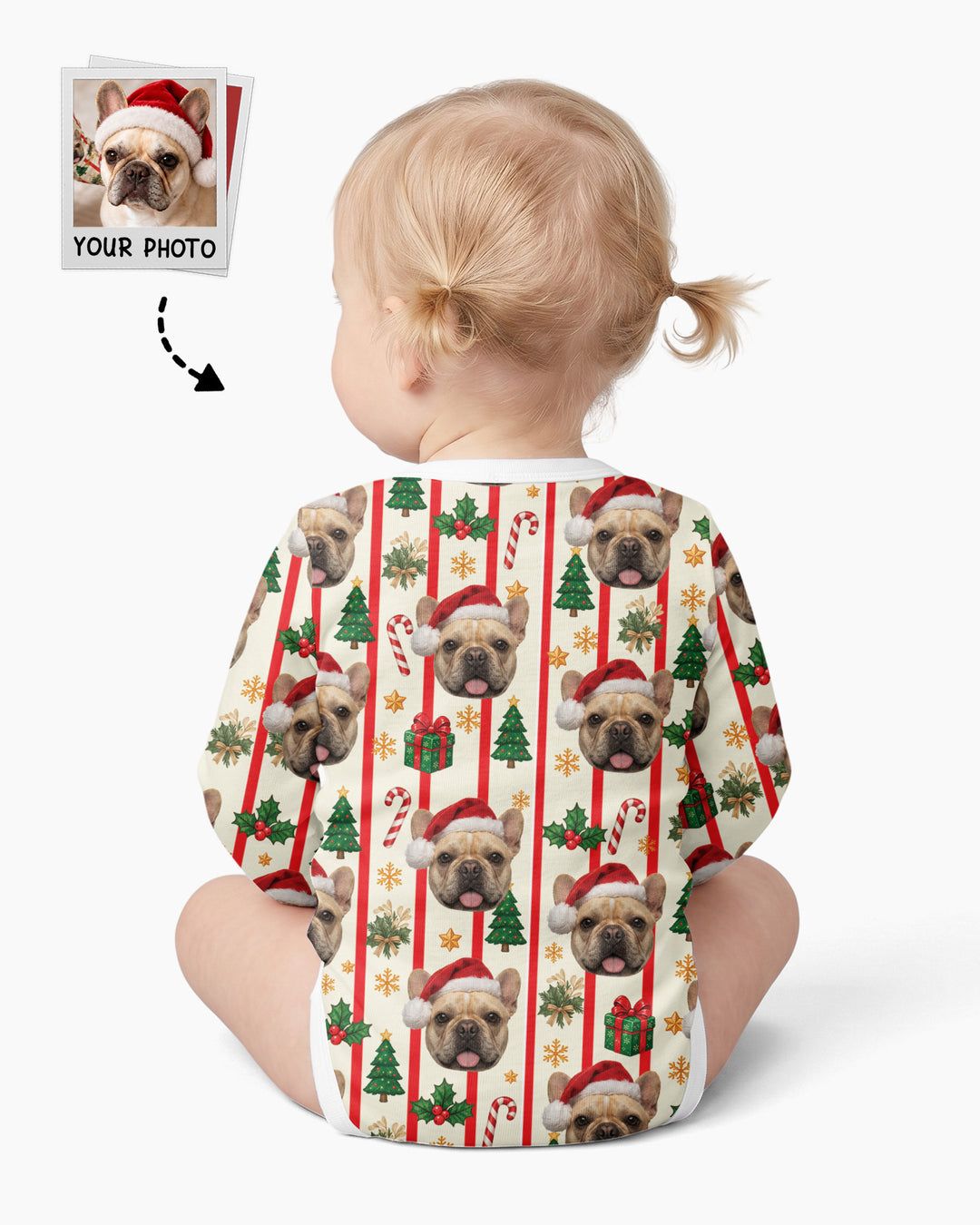Santa Paws Cuddles Bamboo Bodysuit