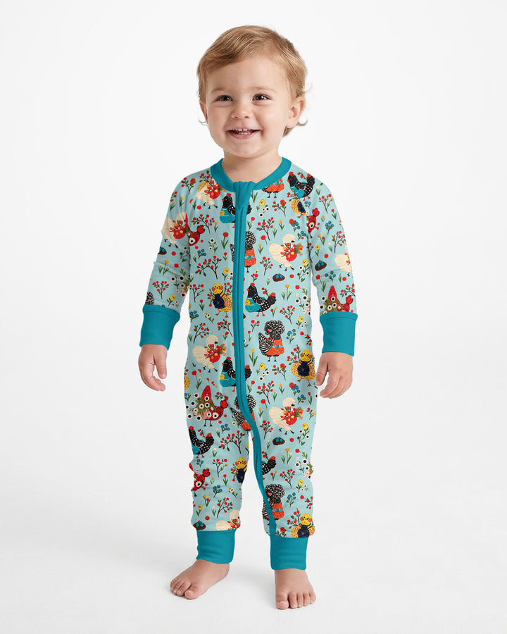 Chicken Garden Bamboo Convertible Zippy