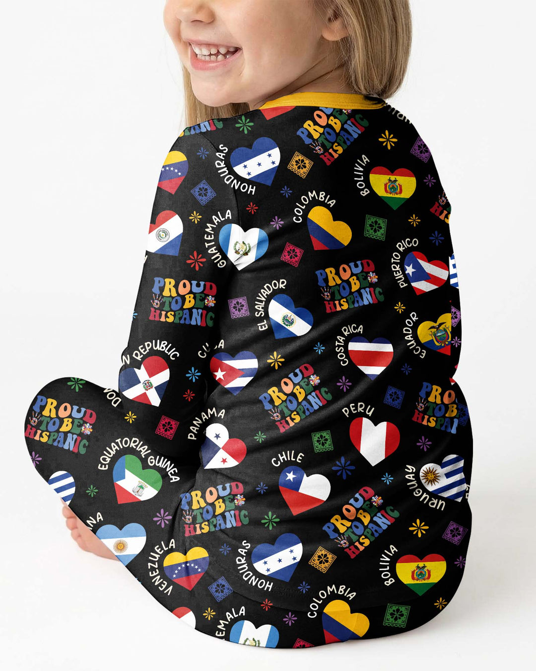 Proud To Be Hispanic Bamboo Two Piece Long Sleeve Pajama Set