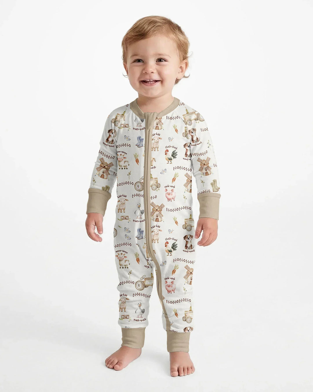 Gerippte Babykleidung mit individuellem Foto - Weich &amp; Skizzenhaft
