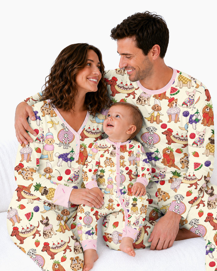 Sweet Treat Pups Bamboo Women Pajama Set
