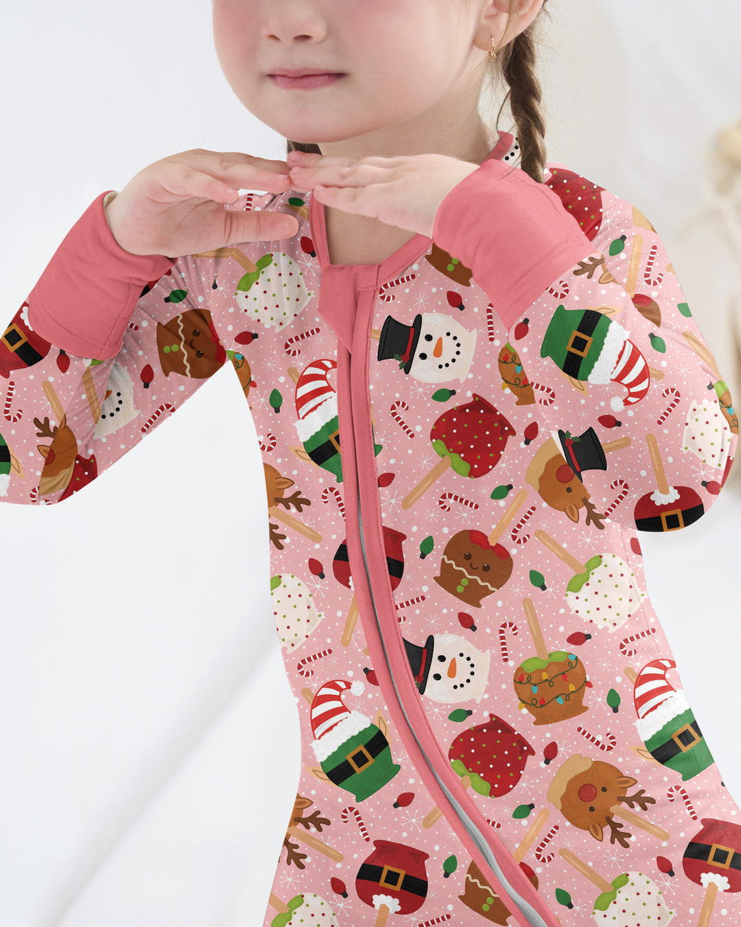 Christmas Cake Pops Family Matching Bamboo Convertible Zippy