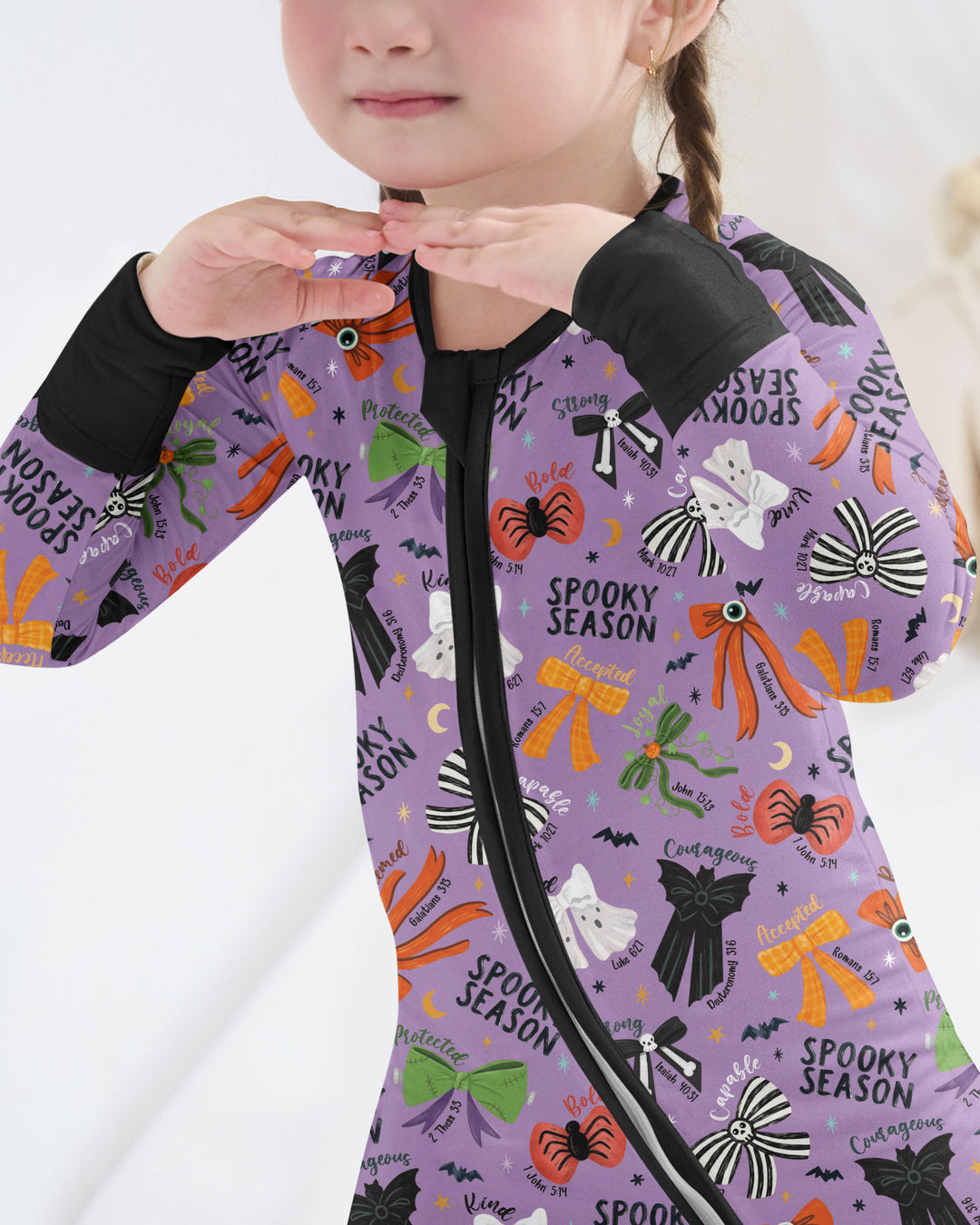 Spooky Bows Spooky Season Bamboo Convertible Zippy